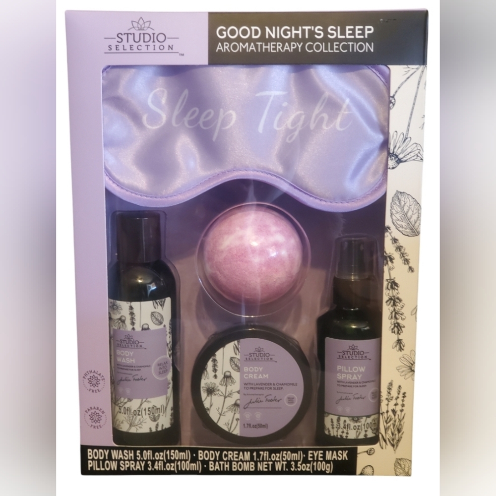 Purple Body Wash Set with Soothing Lavender